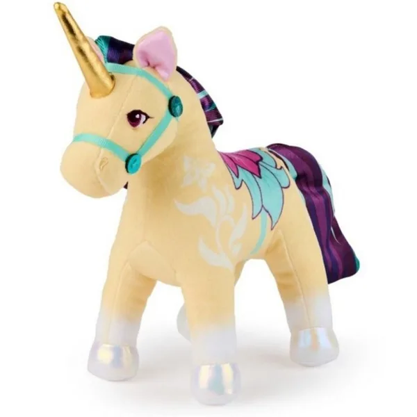 Unicorn Academy: Pluszowa figurka jednorożca Leaf 17 cm - Spin Master zdjęcie 1