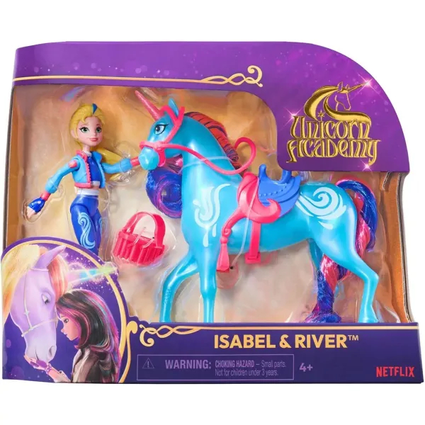 Unicorn Academy: Jednorożec z lalką - Isabel i River - Spin Master zdjęcie 1