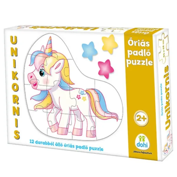 Unicorn ogromne puzzle podłogowe 12-elementowe zdjęcie 1