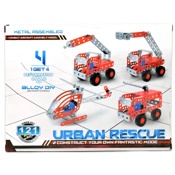 Urban Rescue: Zestaw do budowy pojazdów ratunkowych, 121 elementów zdjęcie 5