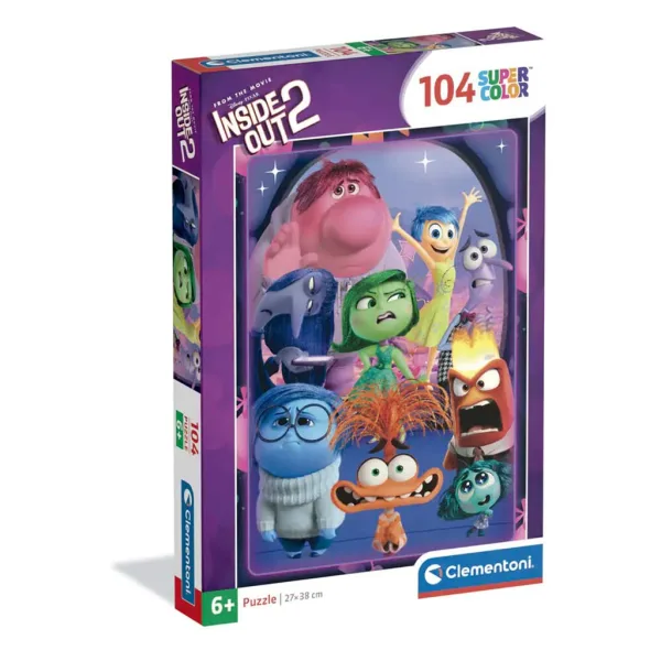 W głowie się nie mieści 2 Furi bohaterowie 104-elementowe puzzle supercolor - Clementoni zdjęcie 1