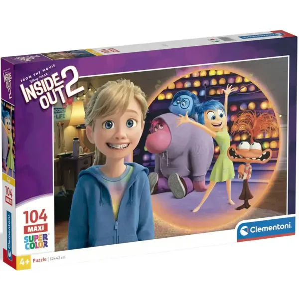 W głowie się nie mieści 2: Maxi Super Color Puzzle 104 elementów - Clementoni zdjęcie 1