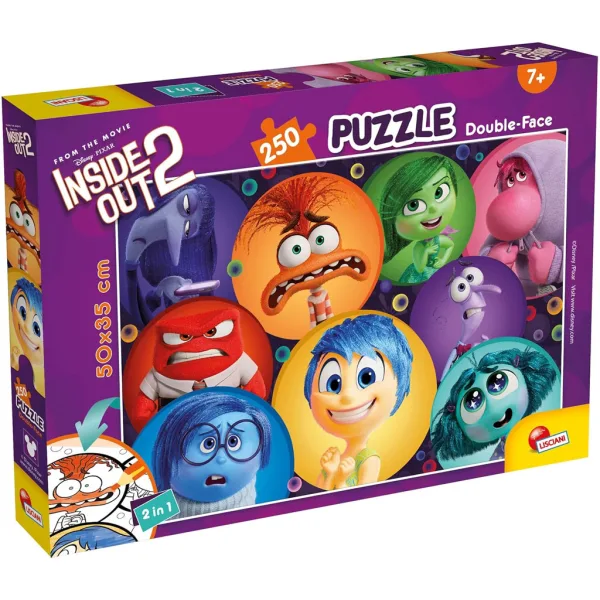 W głowie się nie mieści 2: 2 w 1 puzzle 250 elementów i kolorowanka 50x35 cm – Lisciani zdjęcie 1