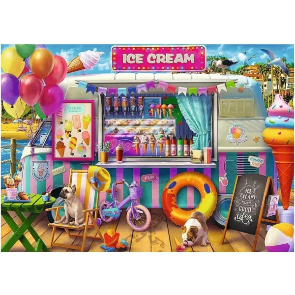 Wakacje 2x500 elementów puzzle - Trefl zdjęcie 3