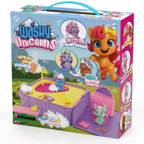 Washy Friends: Color Reveal Jednorożce do kąpieli z jacuzzi zdjęcie 1
