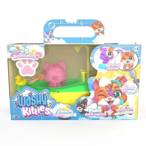 Washy Friends: Color Reveal Kąpielowe kotki z wanną i akcesoriami - Szörmi zdjęcie 1