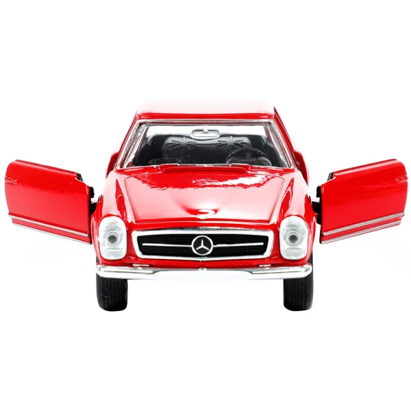 Welly: Mercedes-Benz 230SL z 1963 roku, metalowy model samochodziku w różnych wersjach, 11 cm zdjęcie 5