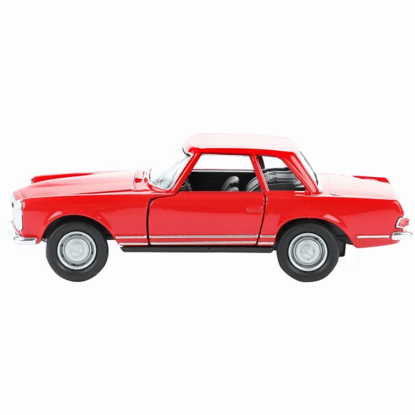Welly: Mercedes-Benz 230SL z 1963 roku, metalowy model samochodziku w różnych wersjach, 11 cm zdjęcie 6