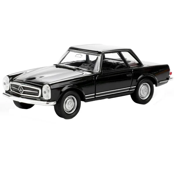 Welly: Mercedes-Benz 230SL z 1963 roku, metalowy model samochodziku w różnych wersjach, 11 cm zdjęcie 7