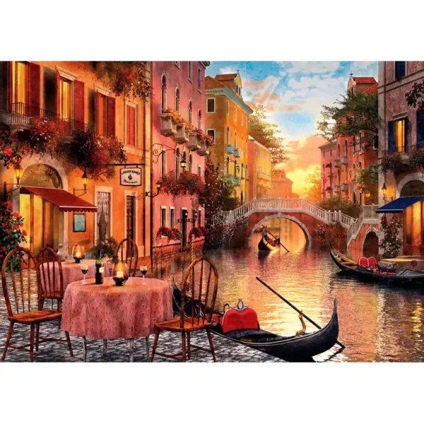 Wenecka kolacja 1500-elementowe puzzle HQC compact - Clementoni zdjęcie 2