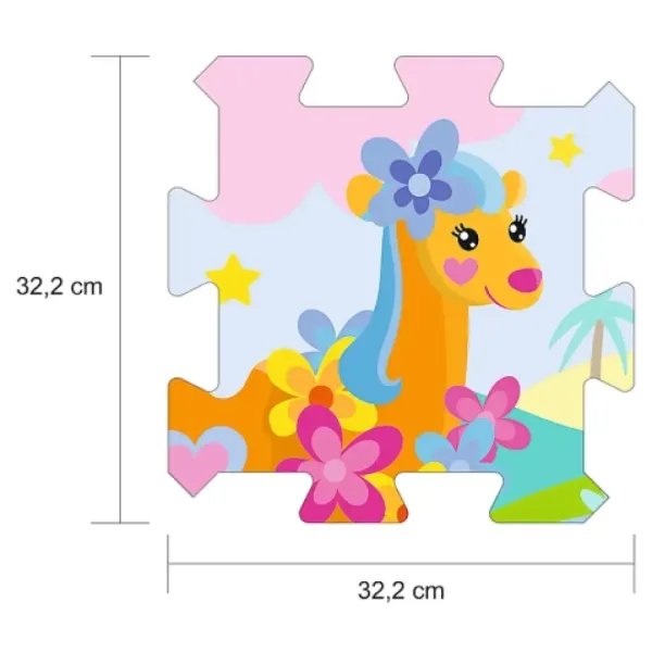 Wielbłądy w oazie puzzle gąbczaste - Terfl zdjęcie 2