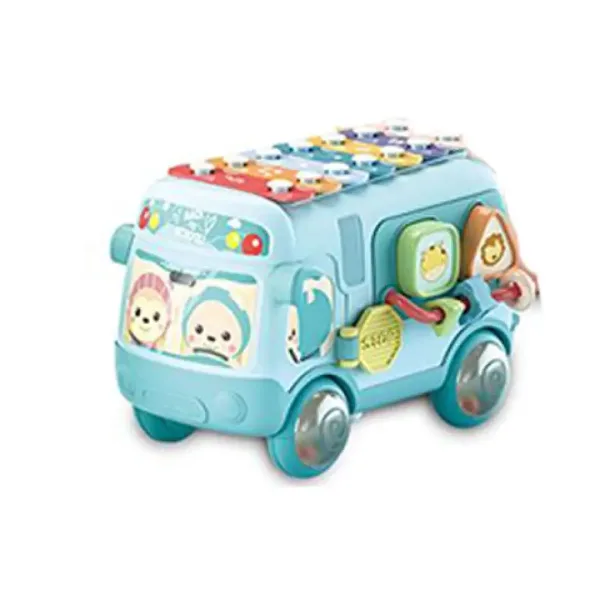Wielofunkcyjna zabawka edukacyjna Baby Bus w różnych kolorach. zdjęcie 1