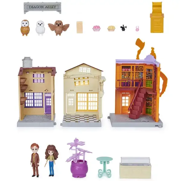 Wizarding World: Harry Potter Magical Minis Zestaw do zabawy Ulica Pokątna - Spin Master zdjęcie 3