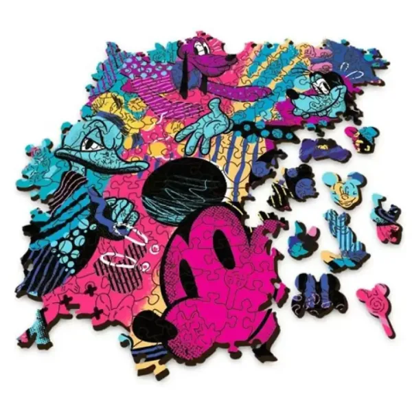 Wood Craft: Drewniane puzzle z Myszką Miki 500+5 sztuk - Trefl zdjęcie 3