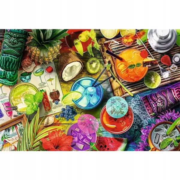 Wood Craft: Kolorowe koktajle drewniane puzzle 500+1 szt. - Trefl zdjęcie 2