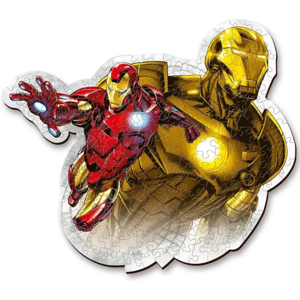 Wood Craft: Marvel Avengers - Iron Man 160-elementowy premium drewniany puzzle - Trefl zdjęcie 2