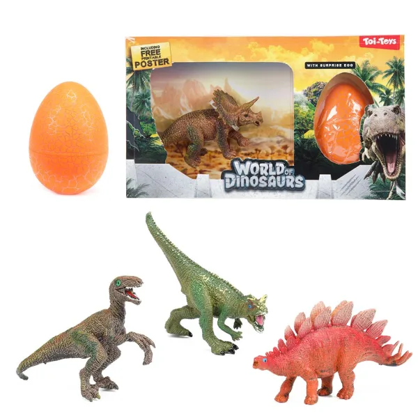 World of Dinosaurs figurka dinozaura z jajkiem-niespodzianką zdjęcie 2