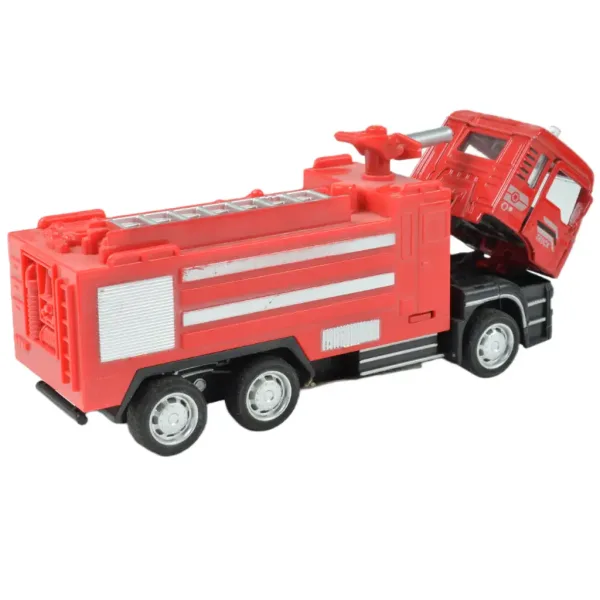 Wóz strażacki: Ciężarówka strażacka z mechanizmem napędu wstecznego w dwóch wersjach, 14 cm zdjęcie 4