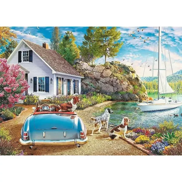 Wyjątkowe miejsce na wakacje puzzle 2000 elementów - Trefl zdjęcie 2
