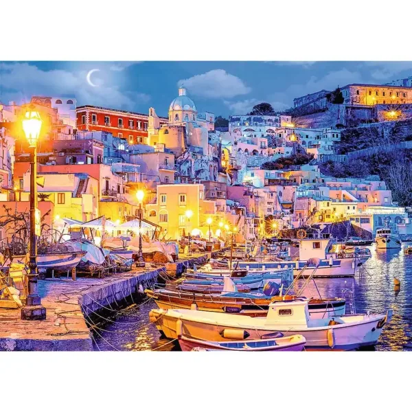 Wyspa Procida, Włochy 1000-elementowe puzzle HQ - Trefl zdjęcie 2