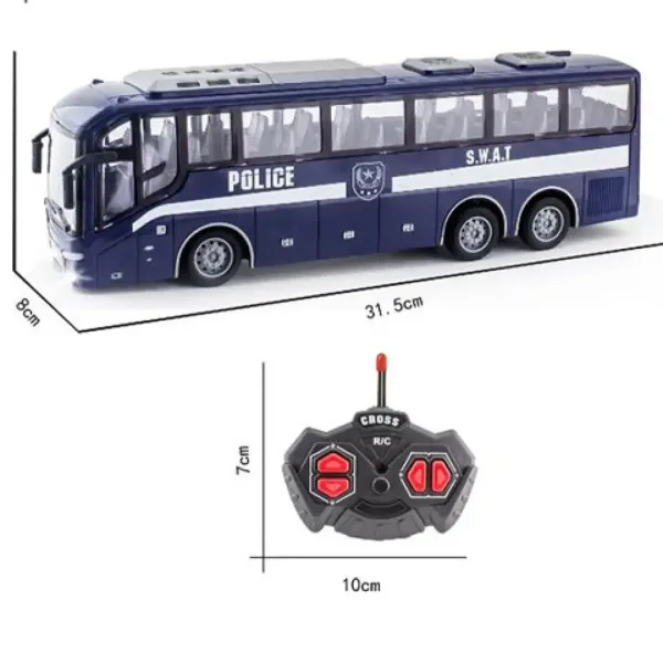 Zdalnie sterowany policyjny autobus zdjęcie 2