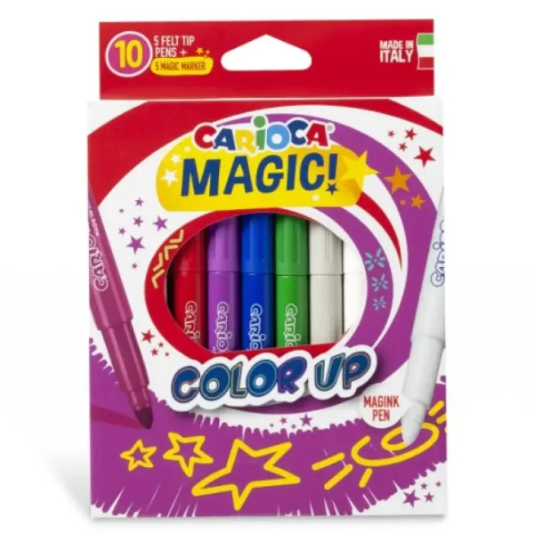 Zestaw 10 kolorowych flamastrów Magic Color Up - Carioca zdjęcie 1