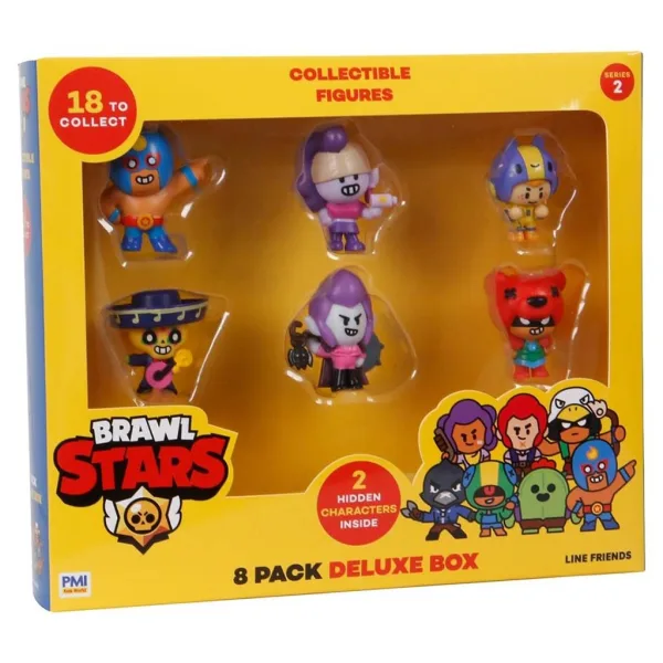 Zestaw 8 mini figurek Brawl Stars w pudełku zdjęcie 2