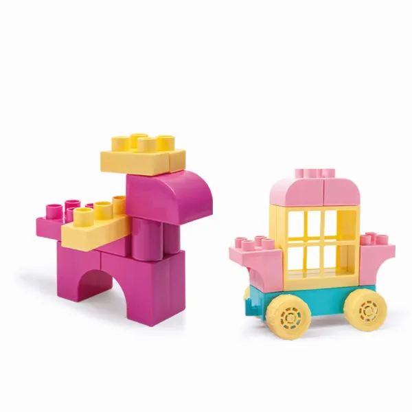 Zestaw budowlany Kids Blocks pastel 50 sztuk - Wader zdjęcie 5