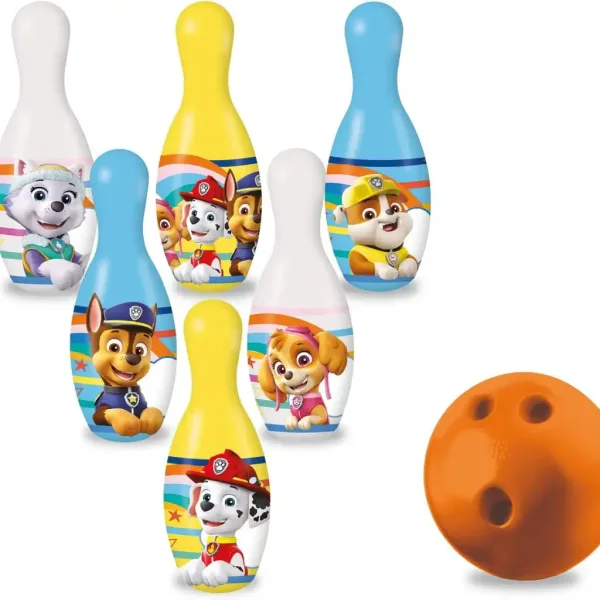 Zestaw do gry w kręgle Psi Patrol z 6 kręglami - Mondo Toys zdjęcie 2