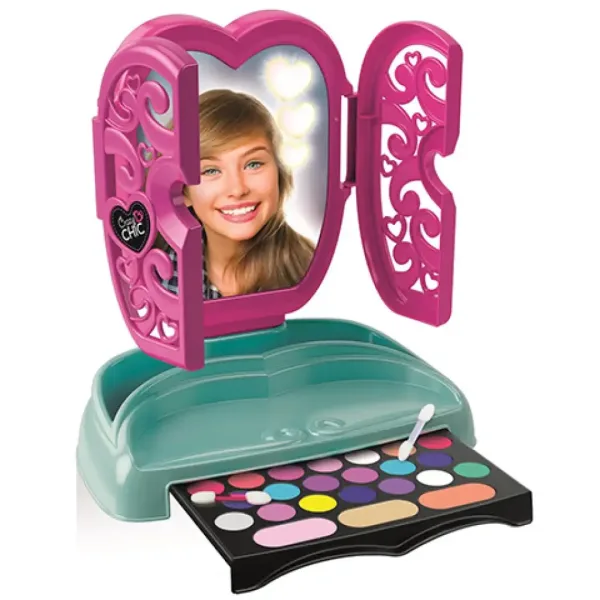 Zestaw do makijażu z lusterkiem Crazy Chic - Clementoni zdjęcie 2