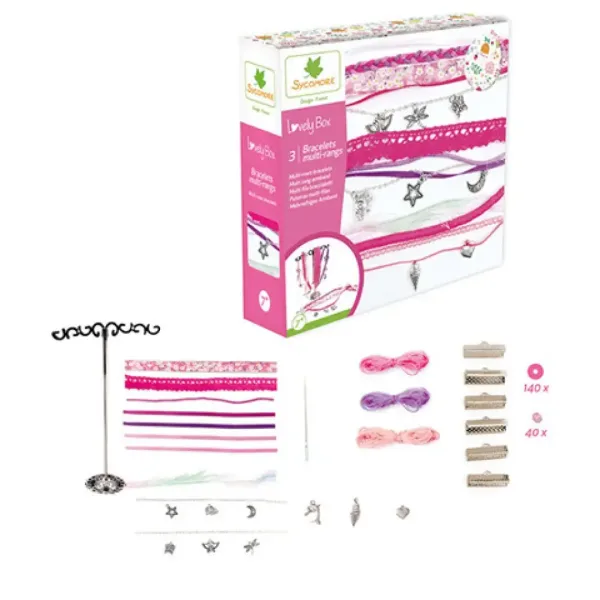 Zestaw do tworzenia bransoletek Lovely Box na 3 bransoletki zdjęcie 2