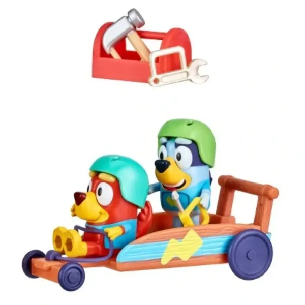 Zestaw gokartów Bluey z 2 figurkami zdjęcie 2