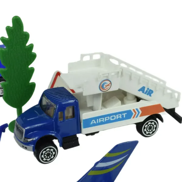 Aircraft: Zestaw lotniskowy z pojazdami, samolotem i akcesoriami w dwóch wariantach zdjęcie 9
