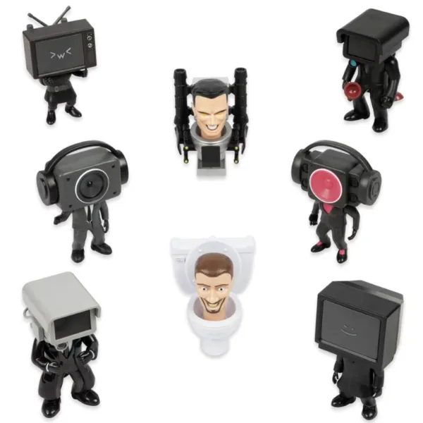 Zestaw niespodzianka minifigurka Skibidi Toilet WC 1 szt. zdjęcie 2