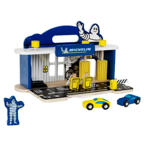 Zestaw serwisowy Michelin z drewna z akcesoriami zdjęcie 2