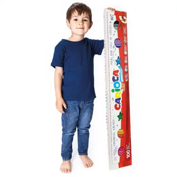 Zestaw zmywalnych flamastrów Joy 100 sztuk - Carioca zdjęcie 2