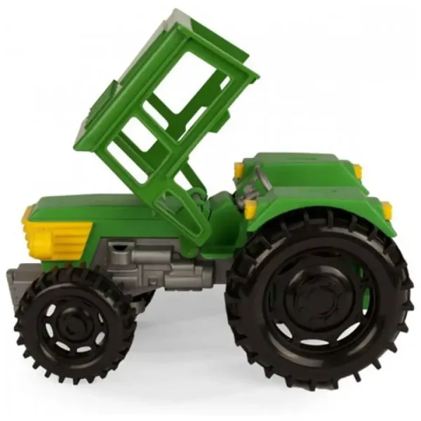 Zielony traktor z przyczepą konną 38cm - Wader zdjęcie 2