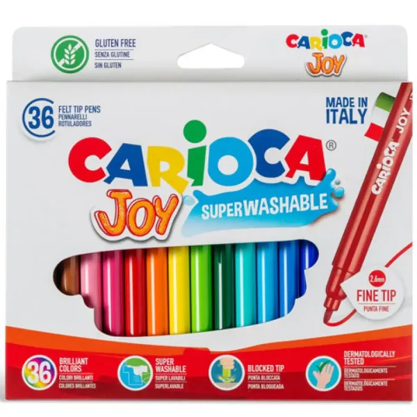 Zmywalny zestaw markerów 60 sztuk - Carioca zdjęcie 2