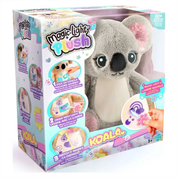 Airbrush Magic Lightplüss - Kolorowalny uroczy koala pluszowy zdjęcie 1