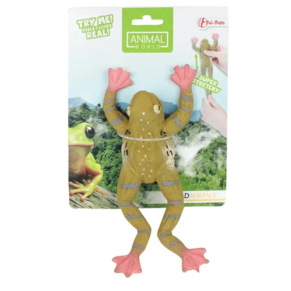 Animal World Realistyczna rozciągliwa żaba zdjęcie 1