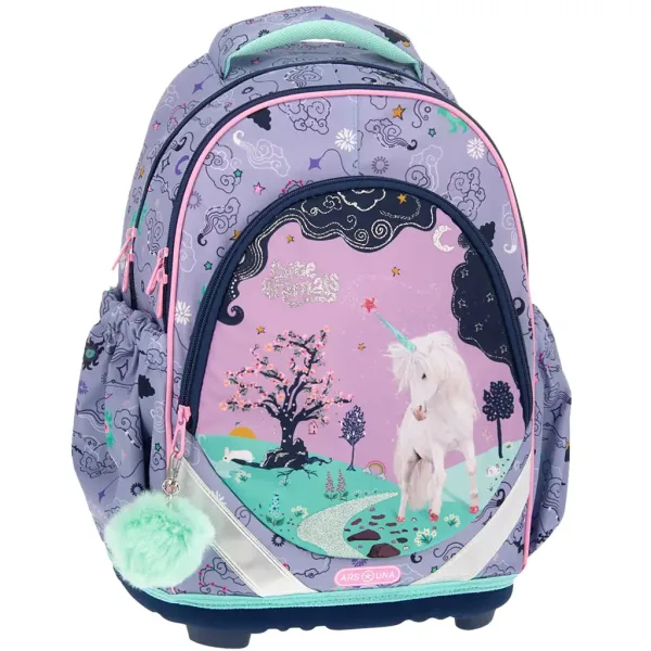 Ars Una: Cute Animals Unicorn anatomiczny plecak szkolny, plecak 33x43x22 cm zdjęcie 1