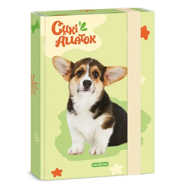 Ars Una: Pudełko na zeszyty A/5 Welsh Corgi bulldog zdjęcie 1