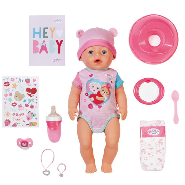 Baby Born: Interaktywna lalka Emma z akcesoriami 43 cm - Zapf Creation zdjęcie 4