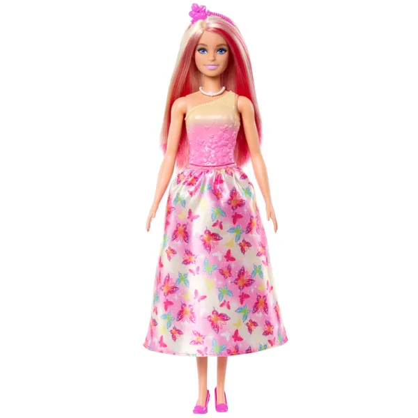 Barbie Dreamtopia: Księżniczka w różowej sukience z motylkami - Mattel zdjęcie 2