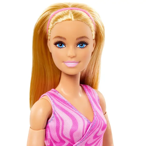 Barbie: Elastyczna lalka do jogi z blond włosami – Mattel zdjęcie 5