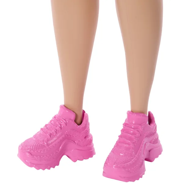 Barbie Fashionista Przyjaciółki stylowa lalka modowa w sukience w gwiazdy - Mattel zdjęcie 4