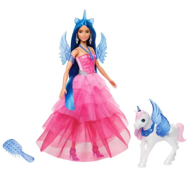 Barbie: Księżniczka pegaz z szafirem z akcesoriami - Mattel zdjęcie 2