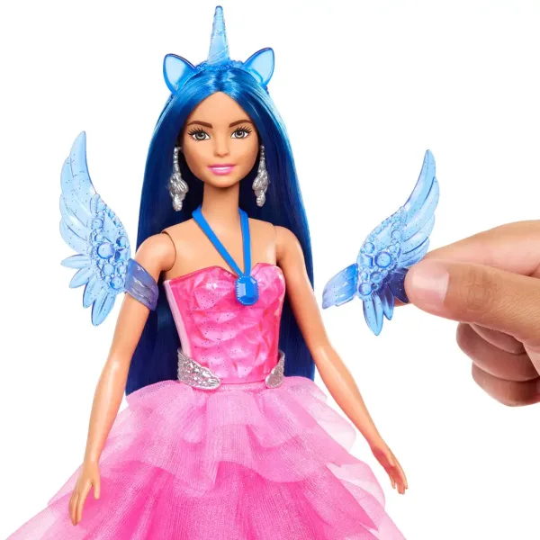 Barbie: Księżniczka pegaz z szafirem z akcesoriami - Mattel zdjęcie 3