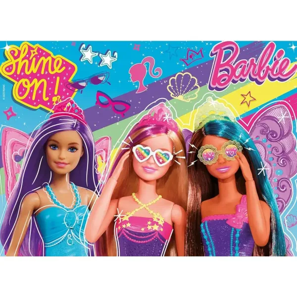 Barbie magiczny świat maxi puzzle podłogowe 4x48 elementów 35x25 cm - Lisciani zdjęcie 4