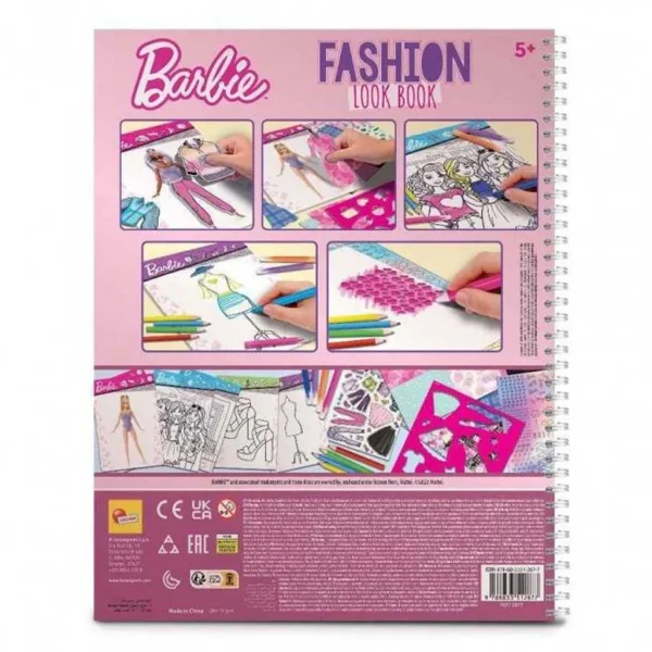 Szkicownik projektanta mody Barbie - Lisciani zdjęcie 2